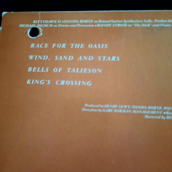 Kitty Hawk- Race For The Oasis Vinyl LP, 1981 - Picture 3 of 9